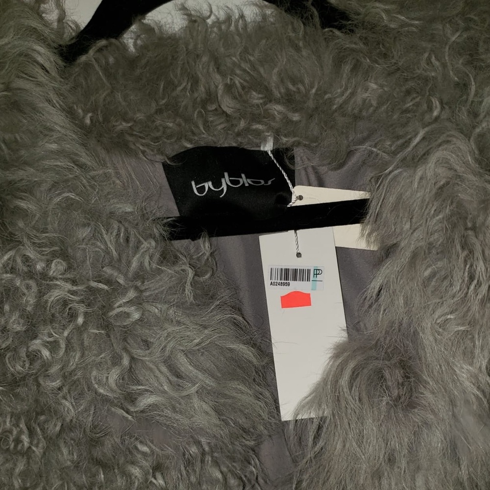 Byblos Rabbit Fur Coat - Picture 3 of 4